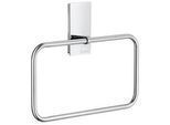 Smedbo Handtuchhalter , Chromfarben , Metall , eckig , 20x17.2x4.5 cm , Badezimmer, Badezimmerausstattung, Handtuchhalter