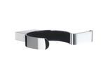 Xxxl Haartrocknerhalter , Chromfarben , Metall , 12x2x9.7 cm , Badaccessoires, Sonstige Badaccessoires