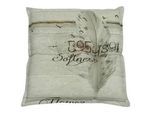 Xxxl Gartenhockerauflage , Grau, Beige , Textil , Federn , Füllung: Schaumstoff , 50x50x8 cm , hochwertige Qualität , Heimtextilien, Wohntextilien, Sitzkissen