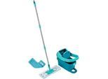 Leifheit Bodenreinigungsset , Kunststoff , ergonomischer Griff, rutschfester Griff, 360° Drehgelenk, hohe Saugfähigkeit, kabellos , Haushalt & Kleinelektro, Reinigung, Bodenwischer & Fensterwischer