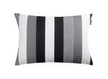 Musterring Kissenhülle , Grau, Schwarz, Weiß , Textil , Streifen , 40x60 cm , hochwertige Qualität , Heimtextilien, Bezüge, Kissenbezüge