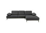 Valnatura Ecksofa , Dunkelgrau , Textil , Uni , Ottomane rechts, nicht einzeln stellbar, L-Form , 298x176 cm , Goldenes M , Typenauswahl, Lederauswahl, Stoffauswahl, seitenverkehrt erhältlich, Hocker erhältlich, in verschiedenen Holzarten erhältlich, individuell planbar , Wohnzimmer, Sofas & Couches, Wohnlandschaften, Ecksofas