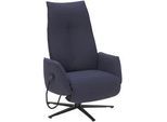 Johann Jakob Relaxsessel , Dunkelblau , Textil , Uni , 71x114x84 cm , Blauer Engel, Goldenes M, Made in Germany, Emas , Fußauswahl, Lederauswahl, Stoffauswahl, Relaxfunktion, Netzbetrieb , Wohnzimmer, Sessel, Relaxsessel