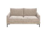 Hom`in 2,5-Sitzer , Greige , Textil , Füllung: Schaumstoff, Polyethersulfon (Pes) , 176x78x90 cm , Wohnzimmer, Sofas & Couches, Sofas, Textilsofas