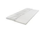 Sleeptex Topper , Weiß , Textil , 90x200 cm , Oeko-Tex® Standard 100 , Bezug abnehmbar/waschbar, für Hausstauballergiker geeignet, optimale Belüftung , Schlafzimmer, Matratzen, Topper