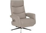Welnova Relaxsessel , Taupe , Textil , 75x106x89 cm , Fußauswahl, Lederauswahl, Stoffauswahl, Relaxfunktion , Wohnzimmer, Sessel, Relaxsessel