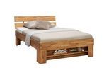 Carryhome Bett , Wildeiche , Holz , Wildeiche , massiv , 140x200 cm , Schlafzimmer, Komplette Schlafzimmer und Serien, Schlafzimmerserien