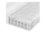 Sleeptex Taschenfederkernmatratze , Weiß , Textil , H2 , Füllung: Polyester , 160x200 cm , Made in Germany, Oeko-Tex® Standard 100 , alternative Größen erhältlich, Härtegradauswahl, Bezug abnehmbar/waschbar, Ober- und Unterseite versteppt, wendbar, optimale Belüftung, Tragegriffe, atmungsaktiv, schadstoffgeprüft , Schlafzimmer, Matratzen, Federkernmatratzen
