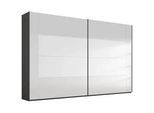 Xora Schwebetürenschrank , Graphitfarben , Holzwerkstoff , 8 Fächer , 316x223x68 cm , Blauer Engel, Goldenes M, BQ - Bündnis für Qualität, Made in Germany , Typenauswahl, Beimöbel erhältlich, umfangreiches Zubehör erhältlich, in verschiedenen Größen erhältlich , Schlafzimmer, Komplette Schlafzimmer und Serien, Schlafzimmerserien