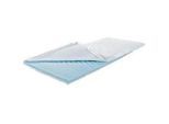 Sleeptex Topper , Weiß , Textil , 160x200 cm , Textiles Vertrauen - Oeko-Tex®, Made in Germany, Oeko-Tex® Standard 100 , Bezug abnehmbar/waschbar, Ober- und Unterseite versteppt, für Hausstauballergiker geeignet, optimale Belüftung, schadstoffgeprüft, alternative Größen erhältlich , Schlafzimmer, Matratzen, Topper