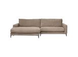 Lomoco Ecksofa , Taupe , Textil , Ottomane links, L-Form , 272x190 cm , Goldenes M, Dgm , Typenauswahl, Fußauswahl, Stoffauswahl, planbar, seitenverkehrt erhältlich, Hocker erhältlich, Rücken echt , Wohnzimmer, Sofas & Couches, Wohnlandschaften, Ecksofas