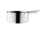 WMF Stielkasserolle , Edelstahlfarben , Metall , 1,5 l , kratzfest, rostfrei, breiter Schüttrand, Abgießfunktion , Kochgeschirr, Töpfe, Kasserollen