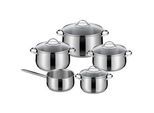 Kelomat Kochtopfset , Metall , 5-teilig , 16 cm,20 cm,16 cm , 1,8 l,3,1 l,5,4 l,2,8 l,1,5 l , rostfrei , Kochgeschirr, Töpfe, Topfsets