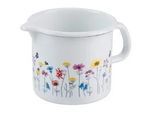 Riess Schnabeltopf , Weiß , Metall , 1 l , backofengeeignet, Abgießfunktion , Kochgeschirr, Töpfe, Schnabel- & Milchtöpfe