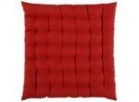 Novel Sitzkissen , Bordeaux , Textil , Uni , Füllung: Polyester , 38x38 cm , Bsci, Oeko-Tex® Standard 100 , bügelfrei, hochwertige Qualität , Heimtextilien, Wohntextilien, Sitzkissen