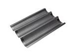 Birkmann Backblech , Schwarz , Metall , 28x38.5x4 cm , antihaftbeschichtet, gelocht , Backen & Backzubehör, Backformen, Backbleche