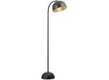 Endon Stehleuchte , Schwarz , Metall , rund , 36x163x51.5 cm , Ce , drehbar, schwenkbar, Fußschalter , Lampen & Leuchten, Innenbeleuchtung, Stehlampen, Stehlampen