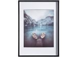 Xxxl Bilderrahmen , Schwarz , Holz, Glas , rechteckig , 52x72x3 cm , Fsc , Passepartout , Bilder & Rahmen, Bilderrahmen, Bilder - & Fotorahmen