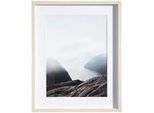 Xxxl Bilderrahmen , Eichefarben , Holz, Glas , rechteckig , 42x52x3 cm , Fsc , Passepartout , Bilder & Rahmen, Bilderrahmen, Bilder - & Fotorahmen