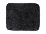 Grund Bidet-Vorleger , Anthrazit , Textil , Abstraktes , rechteckig , 50x60 cm , Oeko-Tex® Standard 100, Made in Europe , rutschfest , Heimtextilien, Badtextilien, Badematten