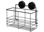 Sadena Duschablage , Schwarz , Metall, Kunststoff , 25.5x11.3x20.8 cm , Badaccessoires, Sonstige Badaccessoires
