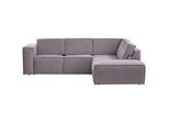 Mid.you Ecksofa , Grau , Textil , Ottomane rechts, L-Form , 275x220 cm , Typenauswahl, seitenverkehrt erhältlich, Hocker erhältlich, Rücken echt , Wohnzimmer, Sofas & Couches, Wohnlandschaften, Ecksofas