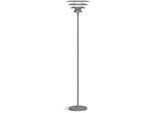 Belid Stehleuchte , Grau , Metall , 139 cm , Ce , Lampen & Leuchten, Innenbeleuchtung, Stehlampen, Stehlampen