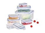 Homeware Profession. Frischhaltedosen-set , Blau, Transparent , Kunststoff , 7-teilig , 0,25 l , Lfgb , auslaufsicher, lebensmittelecht, luftdichter Verschluss, wasserdicht , Küchenzubehör, Vorratsbehälter, Vorratsdosen