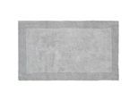 Grund Badteppich , Grau , Textil , Abstraktes , rechteckig , 80x150 cm , Oeko-Tex® Standard 100 , für Fußbodenheizung geeignet, rutschfest , Heimtextilien, Badtextilien, Badematten