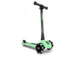Scoot and Ride Kinderscooter , Grün, Schwarz , Metall, Kunststoff , 24x72x55 cm , EN 71 , Hinterrad-Reibungsbremse, Aluminium-Rahmen, höhenverstellbarer Lenker, Anti-Überschlag-Vorrichtung, Räder mit LED-Licht, faltbarer Lenker , Freizeit & Co, Gartenspielzeug, Scooter