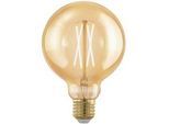 Xxxl Deko-Leuchtmittel , Bernsteinfarben , Glas , E27 , 4 W , 14 cm , Lampen & Leuchten, LED-Lampen