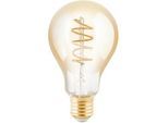 Xxxl Deko-Leuchtmittel , Bernsteinfarben , Glas , E27 , 4 W , 13 cm , Lampen & Leuchten, LED-Lampen
