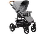 Naturkind Kinderwagen , Grau , Textil , 80x62x43 cm , EN 1888 , Feststellbremse, Federung, kugelgelagerte Räder, Verdeckung abnehmbar, 5-Punkte-Gurt, für Babyschale geeignet, Transportsicherung, Sitz umsetzbar, Reflektorstreifen, abnehmbarer Schutzbügel , Baby On Tour, Kinderwagen, Kombikinderwagen