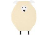 Novel Kunstfell , Beige , Textil , Tierform , 60x90 cm , Textiles Vertrauen - Oeko-Tex®, Bsci, Global Recycled Standard (Grs) , rutschfest, pflegeleicht , Teppiche und Böden, Teppiche, Schaffelle & Kuhfelle