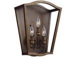 Elstead Lighting Wandleuchte , Messingfarben , Metall , 31.8x38.4x14.3 cm , Grüner Punkt, RoHS , Lampen & Leuchten, Innenbeleuchtung, Wandleuchten, Wandfackeln