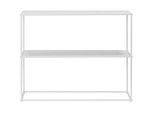 PBJ Konsolentisch , Weiß , Metall , eckig , 100x79x29 cm , Wohnzimmer, Regale, Bücherregale