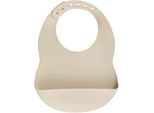 Jimmylee Lätzchen , Beige , Kunststoff , Uni , 21x31x3 cm , Lfgb , Auffangschale , Babykleidung, Lätzchen