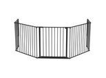 Baby Dan Kaminschutzgitter , Schwarz , Metall, Kunststoff , 278x70.5 cm , BPA-frei, Europäischer Sicherheitsstandard, Cradle to Cradle® , Kleinmöbel, Kamine & Zubehör, Kaminöfen