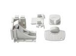 Baby Dan Schubladensicherung , Weiß , Kunststoff , 4x4x4 cm , BPA-frei, Made in Europe , Babysicherheit, Kindersicherung
