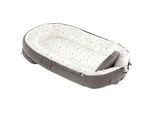 Träumeland Kuschelnest , Creme, Dunkelgrau , Textil , Blätter , Füllung: Kaltschaum, Faserbällchen,Kaltschaum, Faserbällchen , 47x13x84 cm , Lga, Oeko-Tex® Standard 100 , Bezug abnehmbar, Bezug waschbar, schadstoffgeprüft, mit Reißverschluss , Schlafen, Babybettausstattung, Babynestchen & Nestchenschlangen