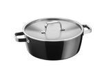 WMF Schmorpfanne , Schwarz , Metall , 5,9 l , rund , 10.5 cm , Kochgeschirr, Pfannen, Bratpfannen