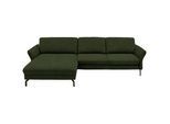 Beldomo System Ecksofa , Waldgrün , Textil , Ottomane links, L-Form , 306x179 cm , Goldenes M , Stoffauswahl, Sitzqualitäten, seitenverkehrt erhältlich, Bettfunktion erhältlich, Hocker erhältlich, Rücken echt, individuell planbar , Wohnzimmer, Sofas & Couches, Wohnlandschaften, Ecksofas