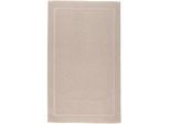 Bio:Vio Badematte , Beige , Textil , Struktur , rechteckig , 70x120 cm , Textiles Vertrauen - Oeko-Tex®, Bsci, Oeko-Tex® Standard 100, Gots , schadstoffgeprüft , Heimtextilien, Badtextilien, Badematten