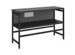 Ambia Garden Gartenregal , Silberfarben, Hellgrau, Dunkelgrau , Metall, Kunststoff , 1 Fächer , 148x91x50 cm , Bsci , für den Außenbereich geeignet , Gartenmöbel, Loungemöbel