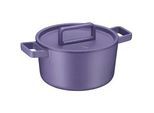 WMF Schmortopf , Violett , Metall , 5,2 l , backofengeeignet,backofengeeignet , Kochgeschirr, Töpfe, Schmortöpfe