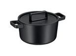 WMF Schmortopf , Schwarz , Metall , 5,2 l , backofengeeignet,backofengeeignet , Kochgeschirr, Töpfe, Schmortöpfe