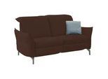 Livetastic 2-Sitzer-Sofa , Dunkelbraun , Textil , Füllung: Schaumstoff,Schaumstoff , 154x89x109 cm , Made in Eu , Hocker erhältlich, motorische Relaxfunktion, Armteil links, Armteil rechts , Wohnzimmer, Sofas & Couches, Sofas, Textilsofas