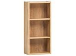 Xora Badezimmerregal , Eiche Wotan , Holzwerkstoff , 2 Fächer , 30x64x18 cm , Made in Germany , hängend , Badezimmer, Badezimmerregale, Badregale