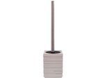 Sadena Wc-Bürstengarnitur , Weiß , Metall , 9.5x38.5x9.5 cm , Bürstenkopf abnehmbar, Bürstenkopf austauschbar , Badezimmer, Wc Ausstattung, Wc-bürsten