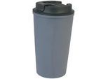 Homeware Profession. Coffee-To-Go-Becher , Blau , Kunststoff, Naturmaterialien , Uni , 0.4 l , 16.3 cm , Lfgb , doppelwandig, lebensmittelecht, schadstofffrei, nachhaltig, hitzebeständig, leicht zu reinigen , Geschirr, Kannen & Karaffen, Coffee-to-go-Becher